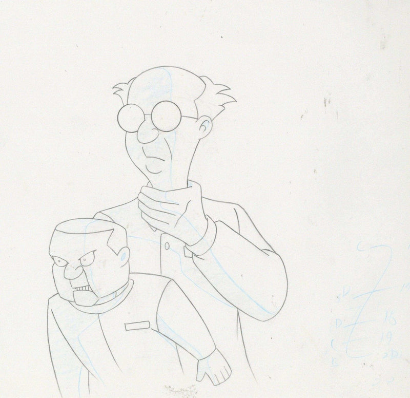 Batman The Animated Series Original Production Drawing: Ventriloquist - Choice Fine Art