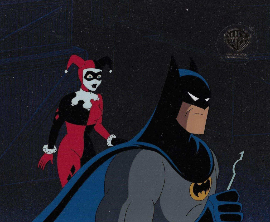 Batman The Animated Series Production Cel: Batman And Harley Quinn - Choice Fine Art