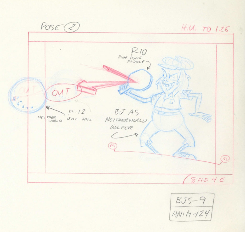 Beetlejuice The Animated Series Original Production Drawing: Beetlejuice - Choice Fine Art