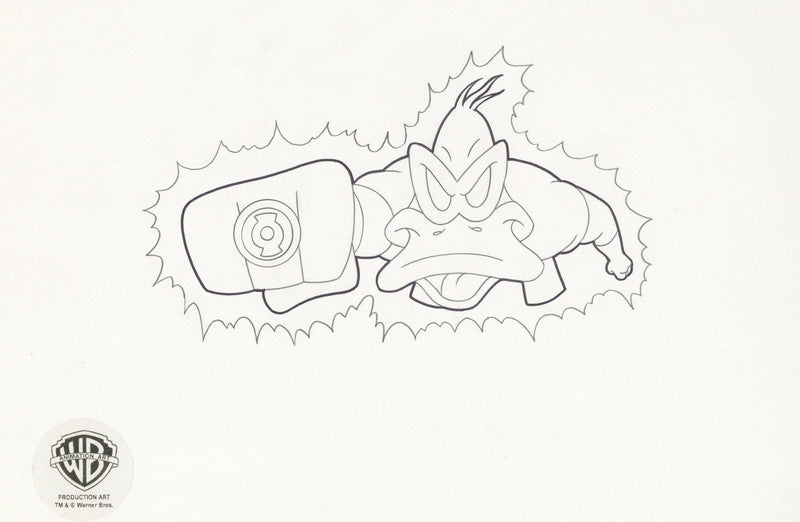 Duck Dodgers Original Production Drawing: Daffy Duck - Choice Fine Art