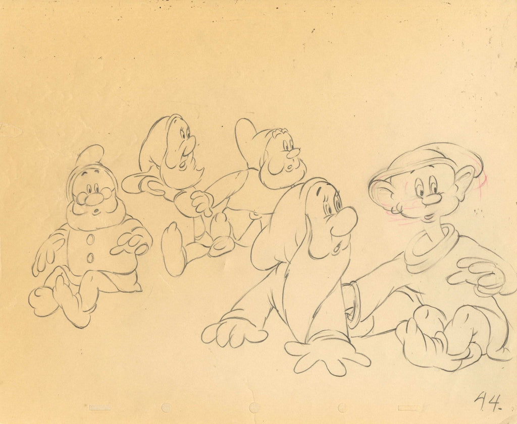 Dwarfs Original Production Drawing - Choice Fine Art