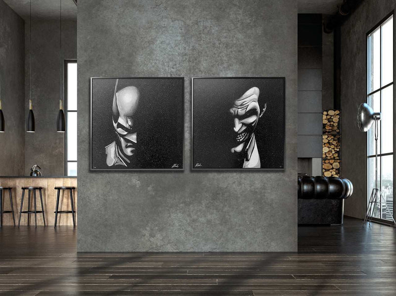 Faces of Gotham: Batman & Joker - Choice Fine Art