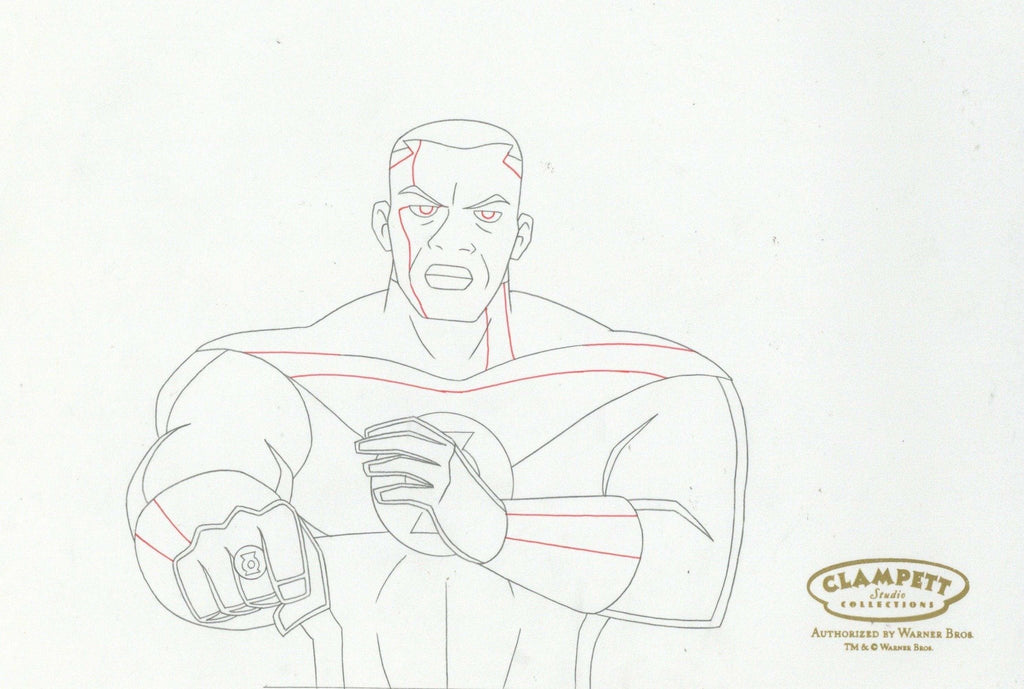 Justice League Original Production Drawing: Green Lantern - Choice Fine Art