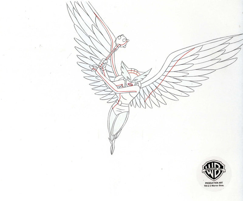 Justice League Original Production Drawing: Hawkgirl - Choice Fine Art