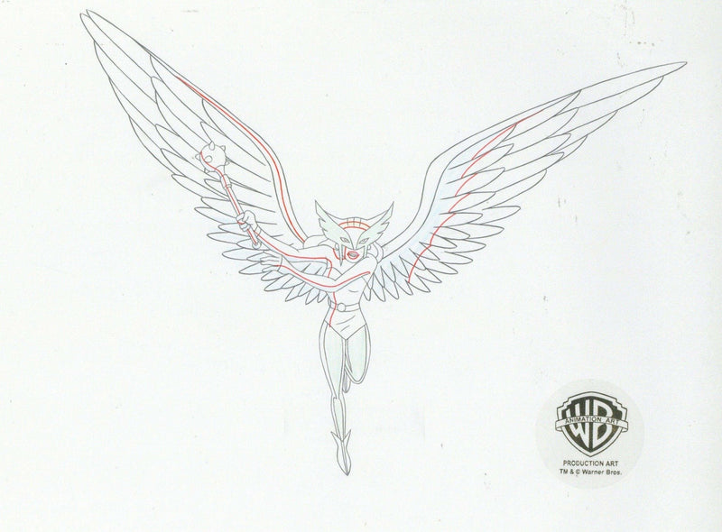 Justice League Original Production Drawing: Hawkgirl - Choice Fine Art