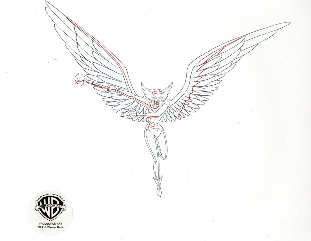 Justice League Original Production Drawing: Hawkgirl - Choice Fine Art