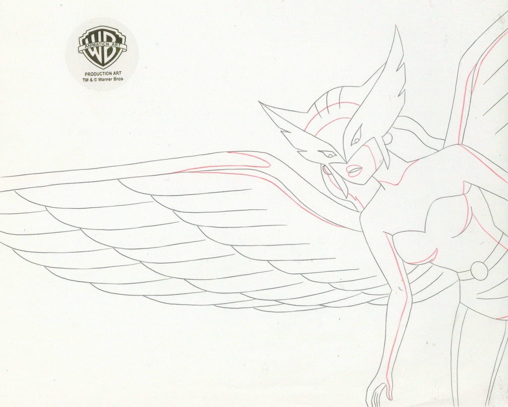 Justice League Original Production Drawing: Hawkgirl - Choice Fine Art