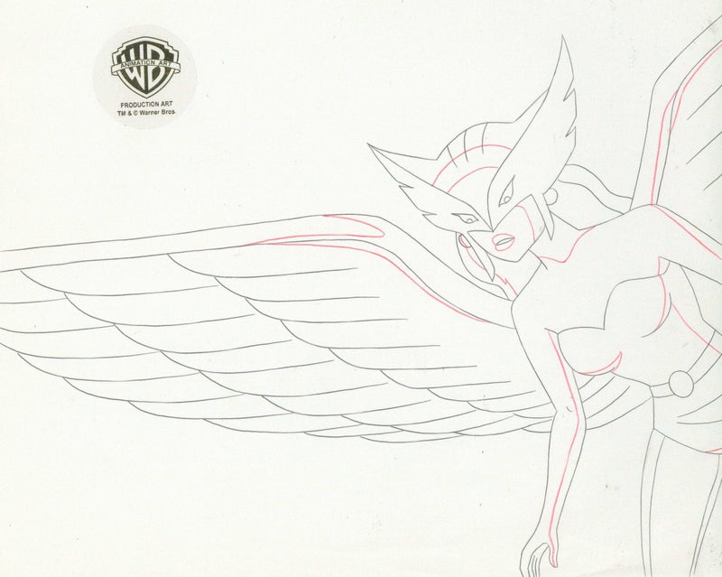 Justice League Original Production Drawing: Hawkgirl - Choice Fine Art