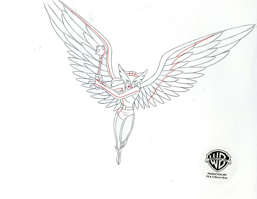 Justice League Original Production Drawing: Hawkgirl - Choice Fine Art