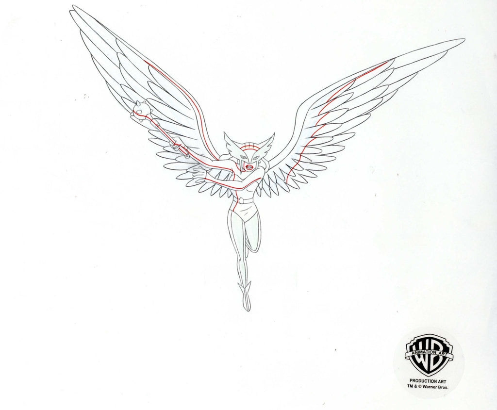 Justice League Original Production Drawing: Hawkgirl - Choice Fine Art