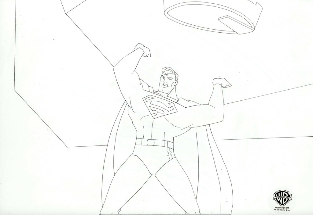 Justice League Original Production Drawing: Superman - Choice Fine Art