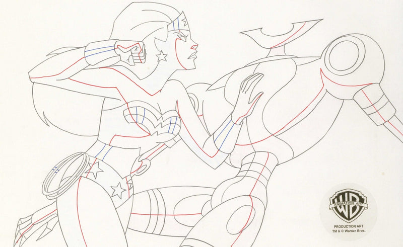 Justice League Original Production Drawing: Wonder Woman - Choice Fine Art