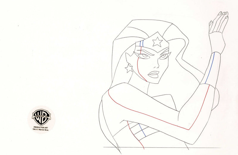 Justice League Original Production Drawing: Wonder Woman - Choice Fine Art