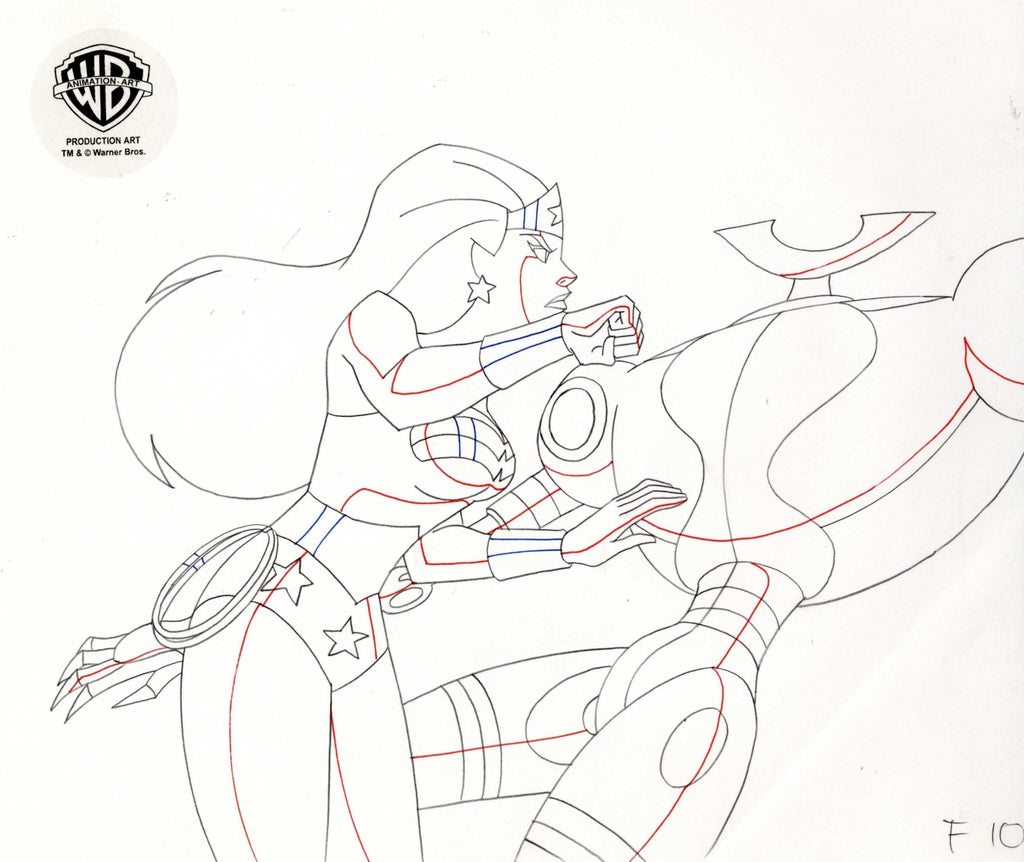 Justice League Original Production Drawing: Wonder Woman - Choice Fine Art