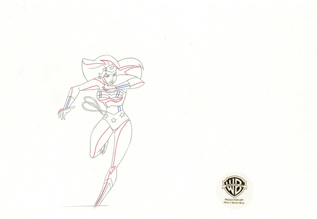 Justice League Original Production Drawing: Wonder Woman - Choice Fine Art