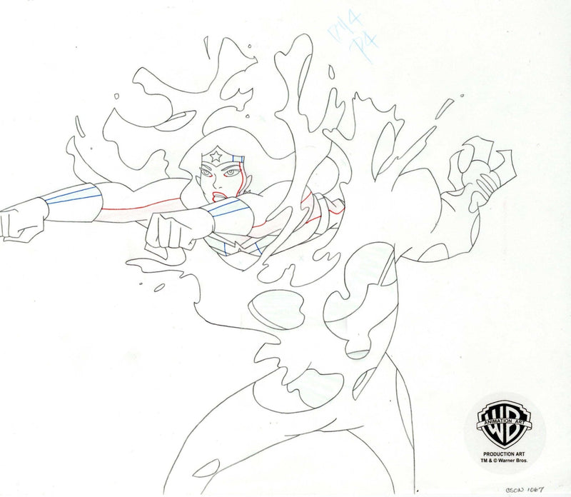 Justice League Original Production Drawing: Wonder Woman - Choice Fine Art