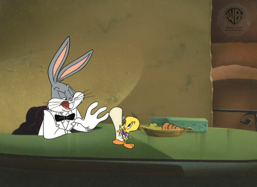 Looney Tunes Original Production Cel: Bugs Bunny and Tweety Bird - Choice Fine Art