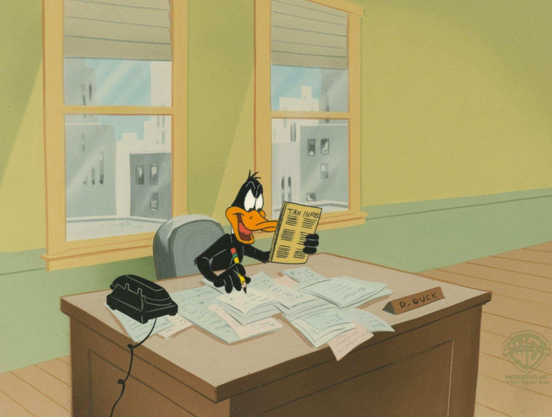 Looney Tunes Original Production Cel: Daffy Duck - Choice Fine Art