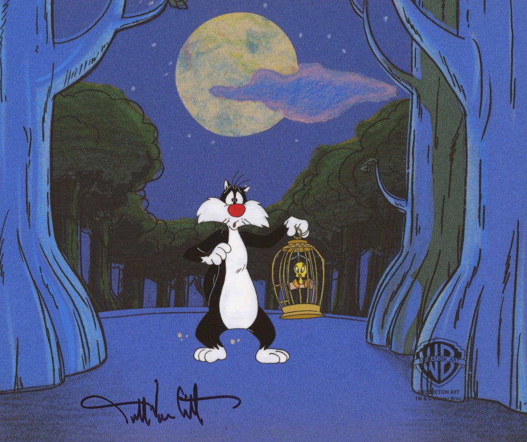 Looney Tunes Original Production Cel: Sylvester and Tweety - Choice Fine Art