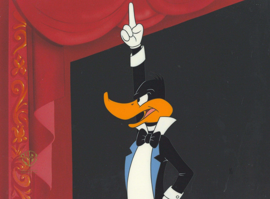 Looney Tunes Original Production Cel with Matching Drawing: Daffy Duck - Choice Fine Art