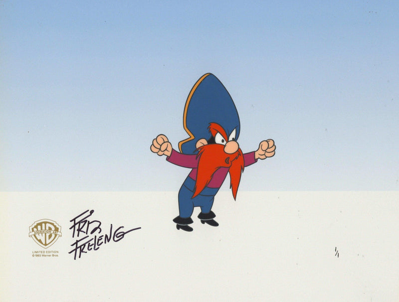 Looney Tunes Original Production Cel with Matching Drawing: Yosemite Sam - Choice Fine Art