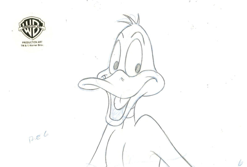 Looney Tunes Original Production Drawing: Daffy Duck - Choice Fine Art