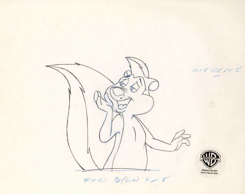 Looney Tunes Original Production Drawing: Pepe Le Pew - Choice Fine Art