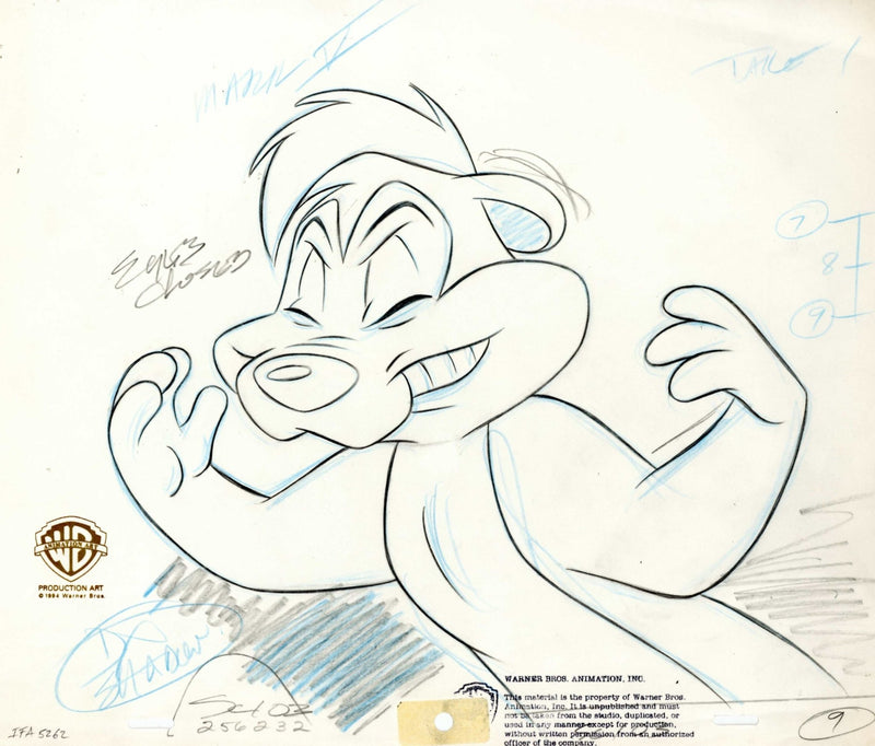 Looney Tunes Original Production Drawing: Pepe Le Pew - Choice Fine Art