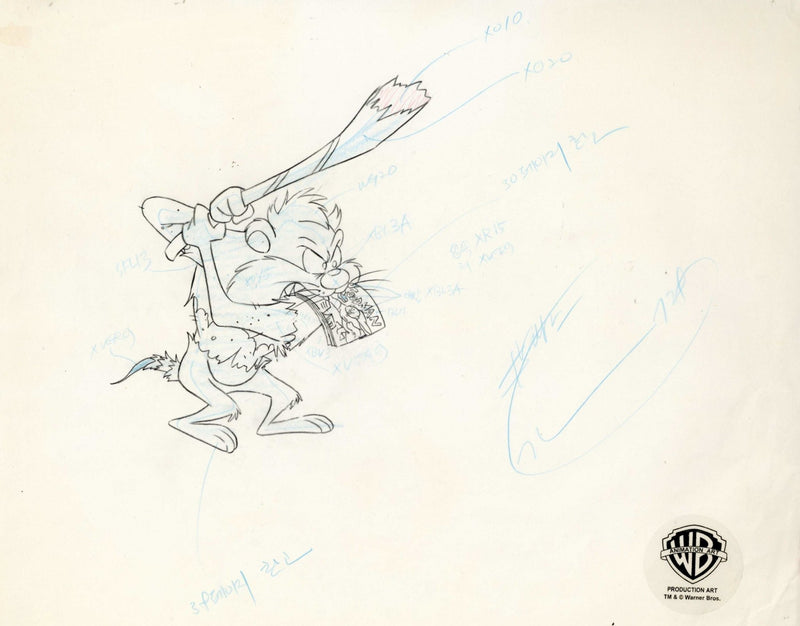 Looney Tunes Original Production Drawing: Taz - Choice Fine Art