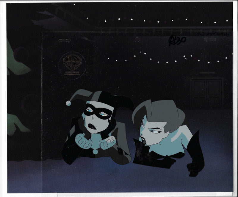 New Adventures Of Batman Production Cel: Harley Quinn And Poison Ivy - Choice Fine Art