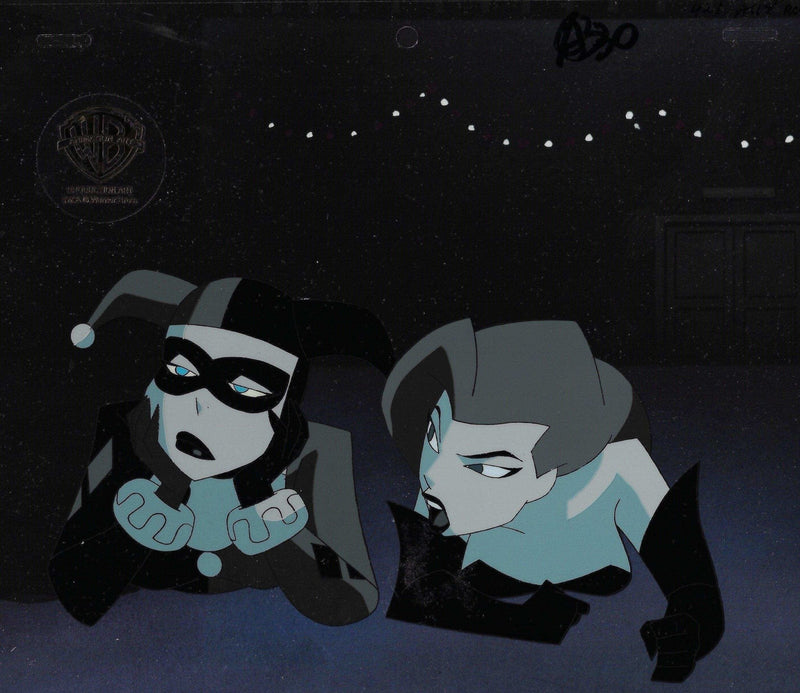 New Adventures Of Batman Production Cel: Harley Quinn And Poison Ivy - Choice Fine Art