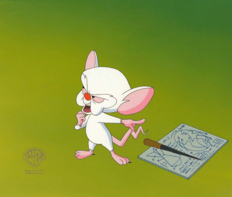 Pinky And The Brain Original Production Cel: Brain - Choice Fine Art