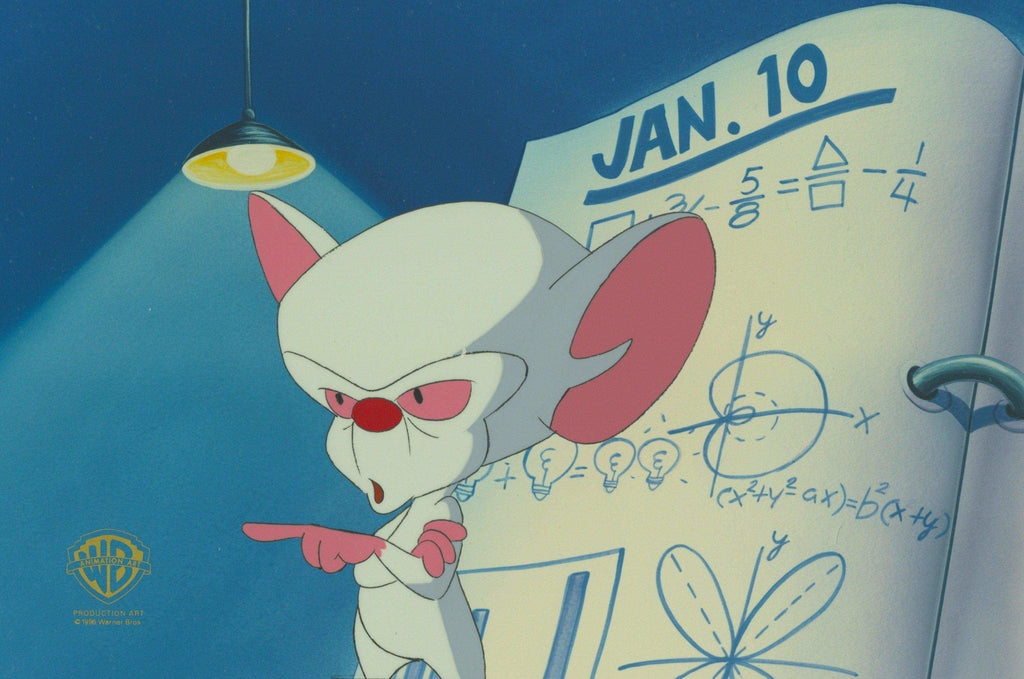 Pinky And The Brain Original Production Cel: Brain - Choice Fine Art