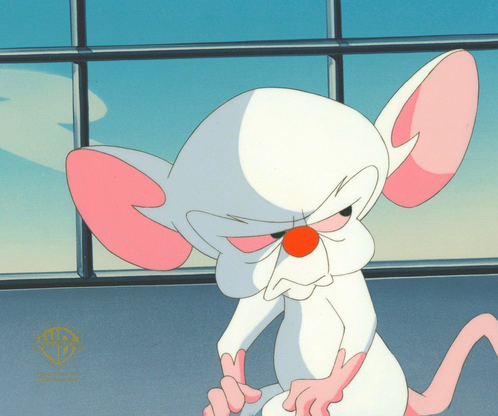 Pinky And The Brain Original Production Cel: Brain - Choice Fine Art