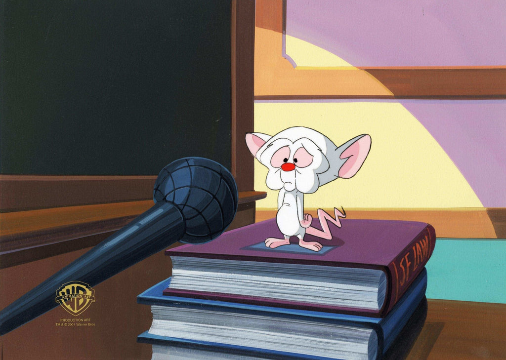 Pinky And The Brain Original Production Cel Key Setup: Brain - Choice Fine Art