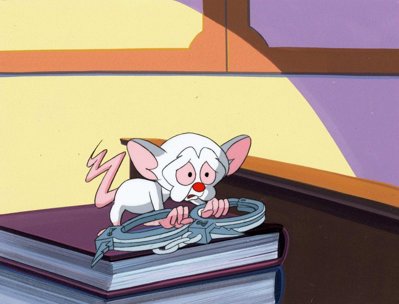 Pinky And The Brain Original Production Cel Key Setup: Brain - Choice Fine Art