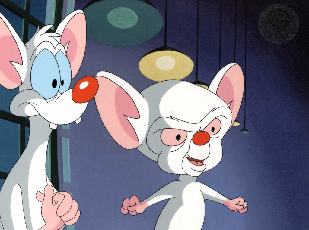 Pinky And The Brain Original Production Cel: Pinky and Brain - Choice Fine Art