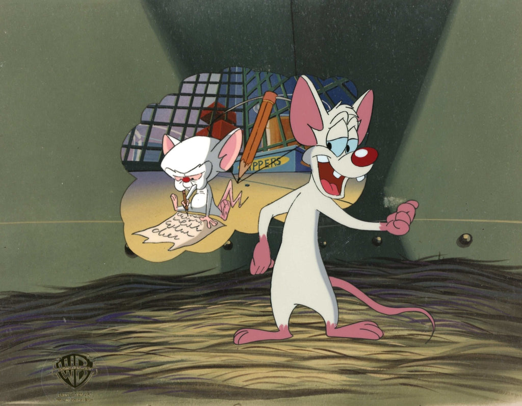 Pinky And The Brain Original Production Cel: Pinky and Brain - Choice Fine Art