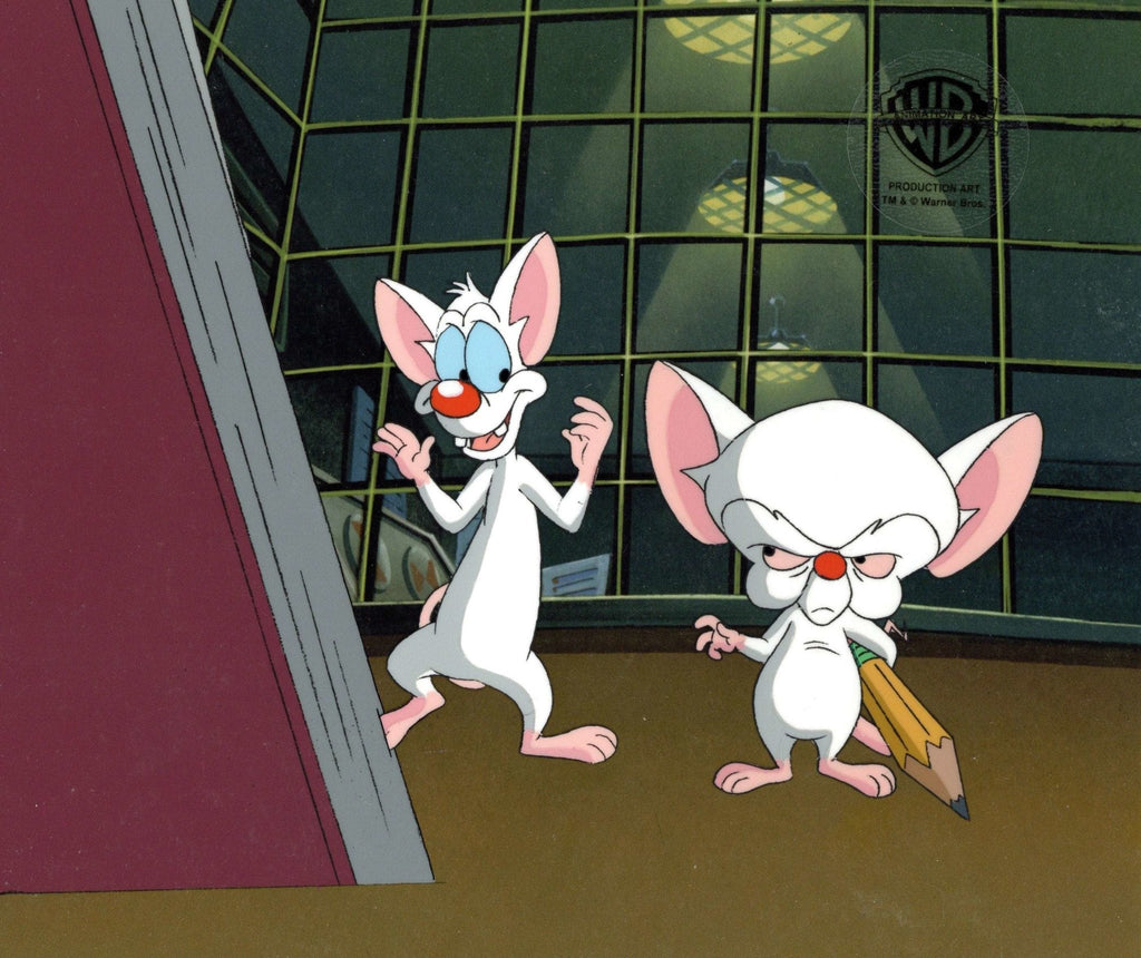 Pinky And The Brain Original Production Cel: Pinky and Brain - Choice Fine Art