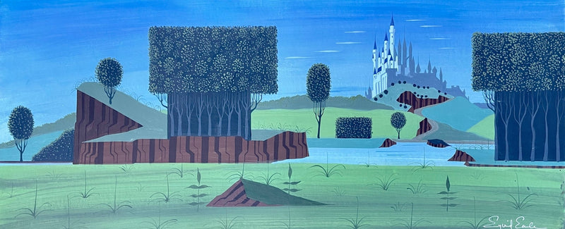 Sleeping Beauty Original Concept Painting: The Castle - Choice Fine Art