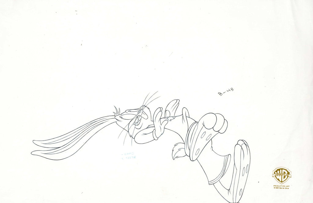 Space Jam Original Production Drawing: Bugs Bunny - Choice Fine Art