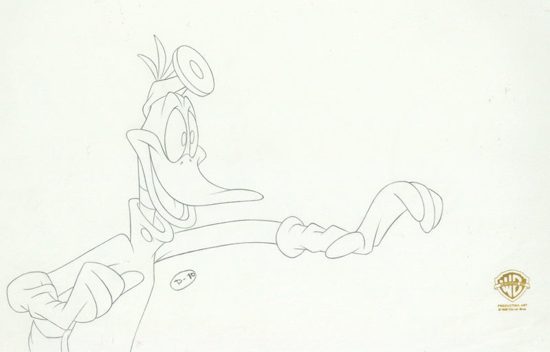 Space Jam Original Production Drawing: Daffy Duck - Choice Fine Art