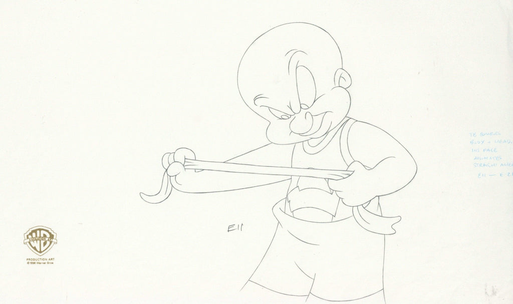 Space Jam Original Production Drawing: Elmer Fudd - Choice Fine Art