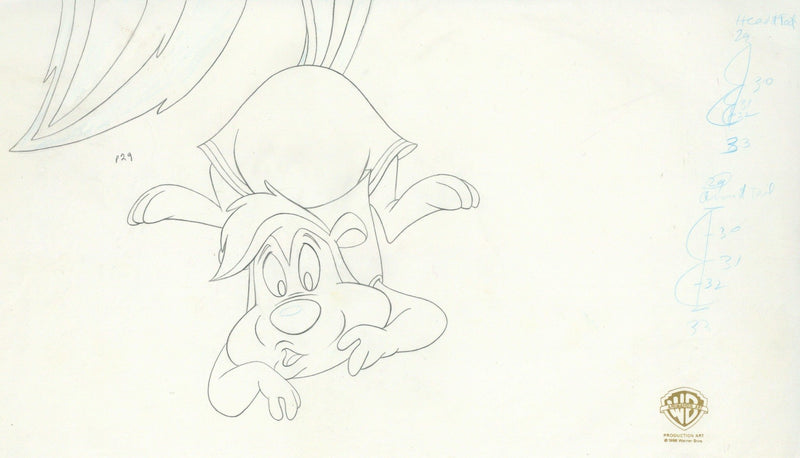 Space Jam Original Production Drawing: Pepe Le Pew - Choice Fine Art