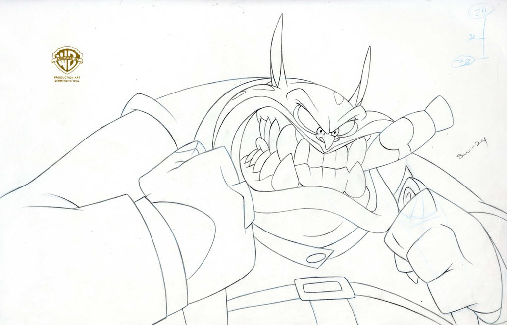 Space Jam Original Production Drawing: Swackhammer - Choice Fine Art