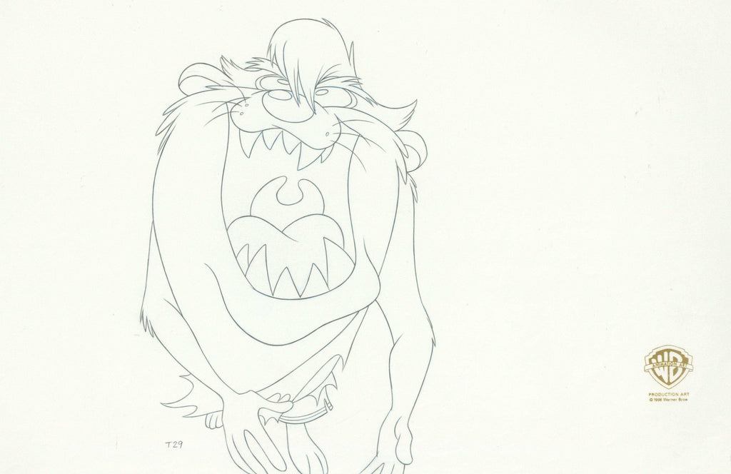 Space Jam Original Production Drawing: Taz - Choice Fine Art