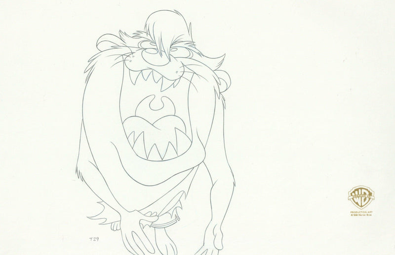 Space Jam Original Production Drawing: Taz - Choice Fine Art