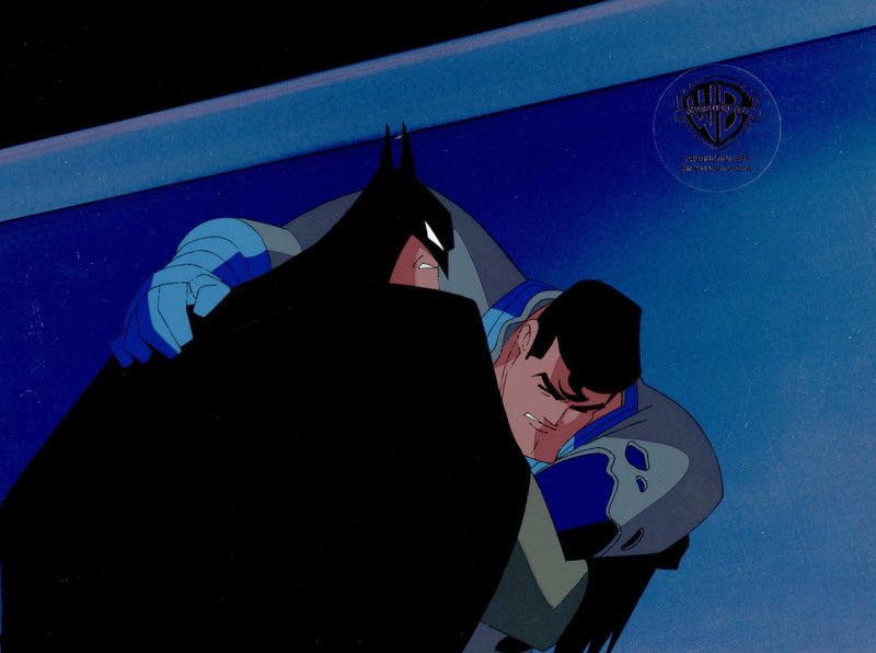 Superman the Animated Series Original Production Cel: Batman and Superman - Choice Fine Art