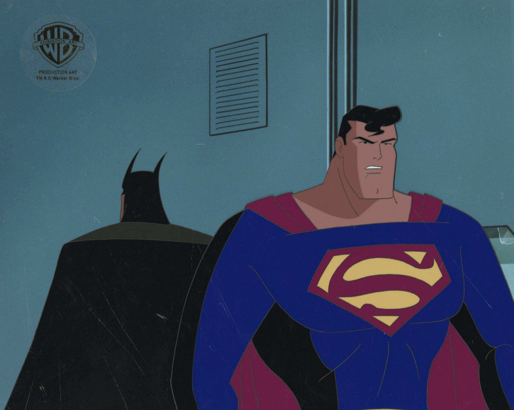 Superman the Animated Series Original Production Cel: Batman and Superman - Choice Fine Art