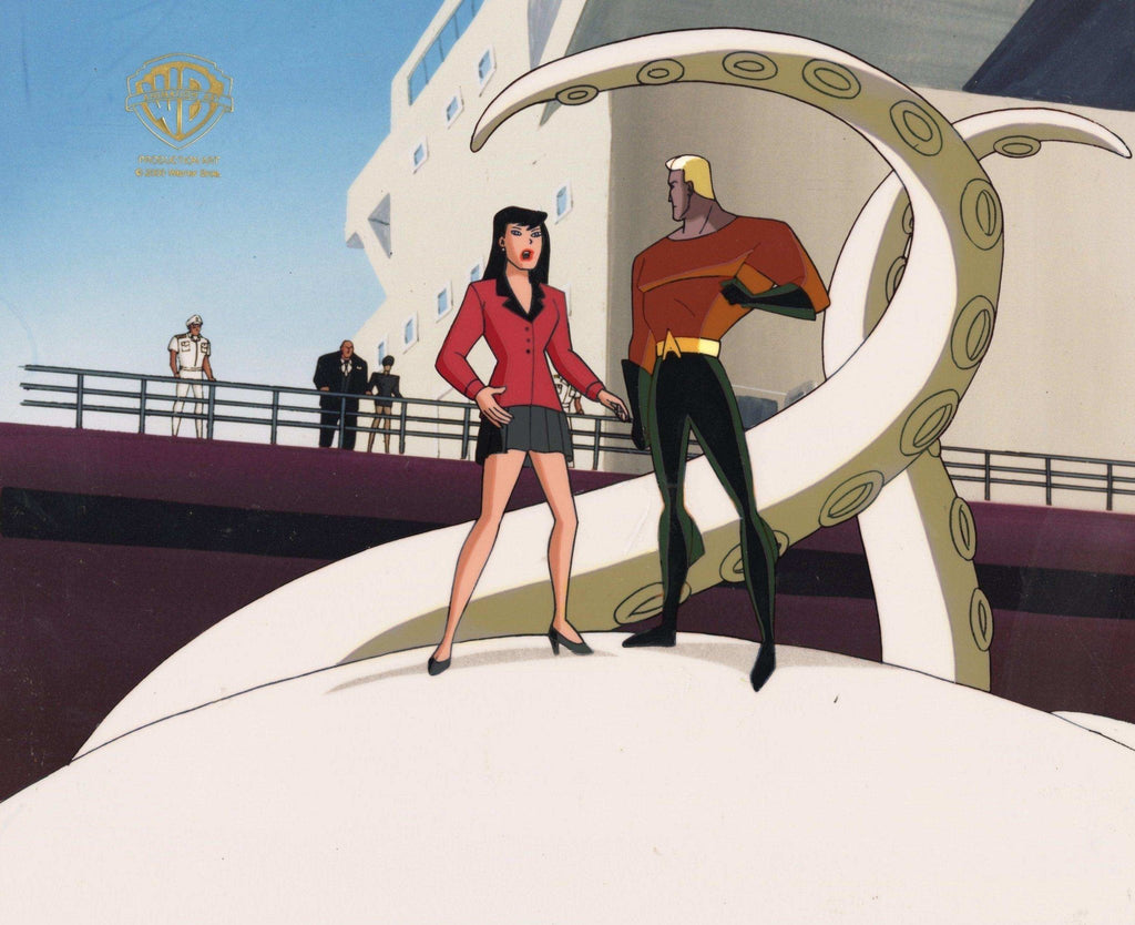 Superman the Animated Series Original Production Cel: Lois Lane and Aquaman - Choice Fine Art